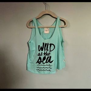 Girls cropped summer tank top!